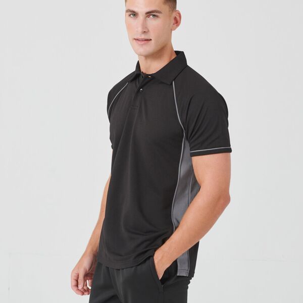 Men's Piped Performance Polo Thumbnail
